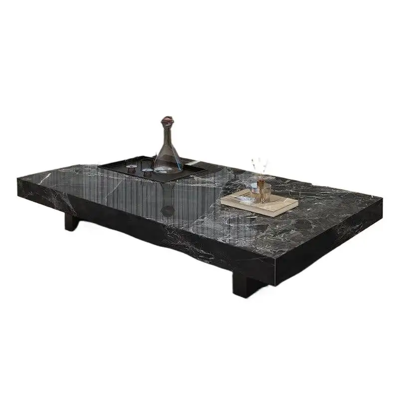 Italian Decoration Coffee Tables Living Room White Designer Modern Coffee Tables Marble Storage Table Basse Luxe Furniture Home