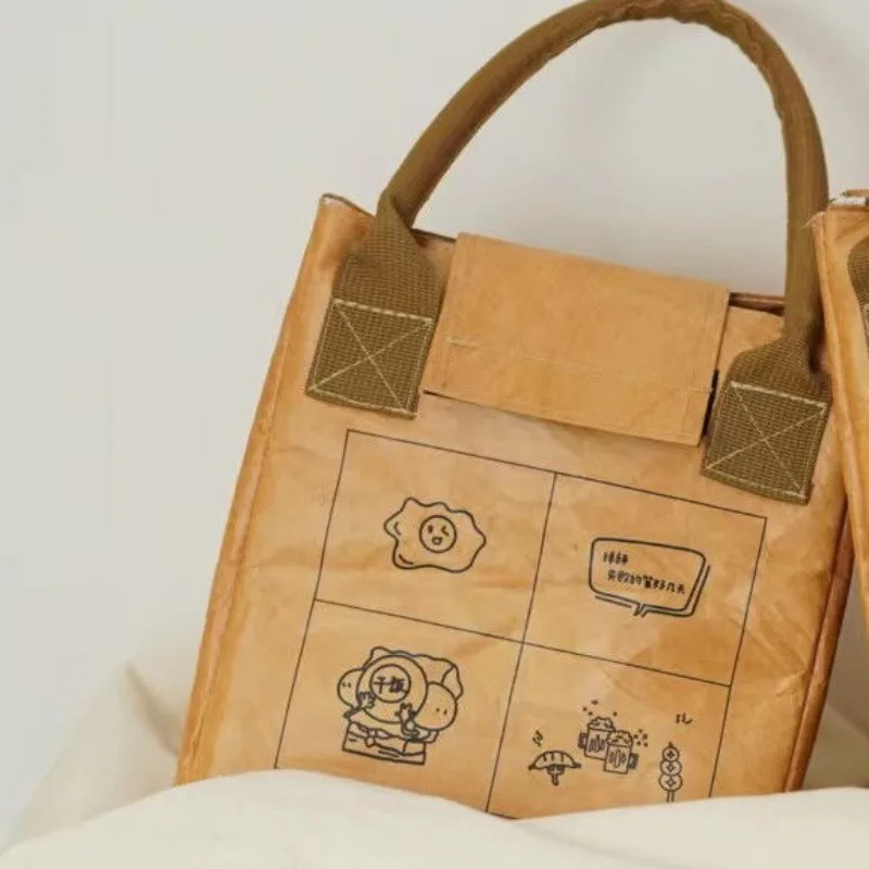 

Thermal Insulated Handheld Lunch Tote Bag for Office Staff & Students Reusable Meal Carrier with Heat Preservation Function