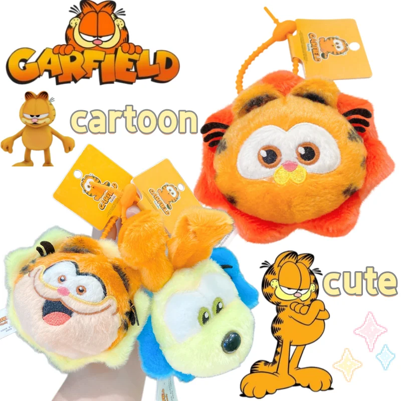

cute Garfield keychain, new creative design, high appearance value, fashionable, personalized, portable student backpack charm