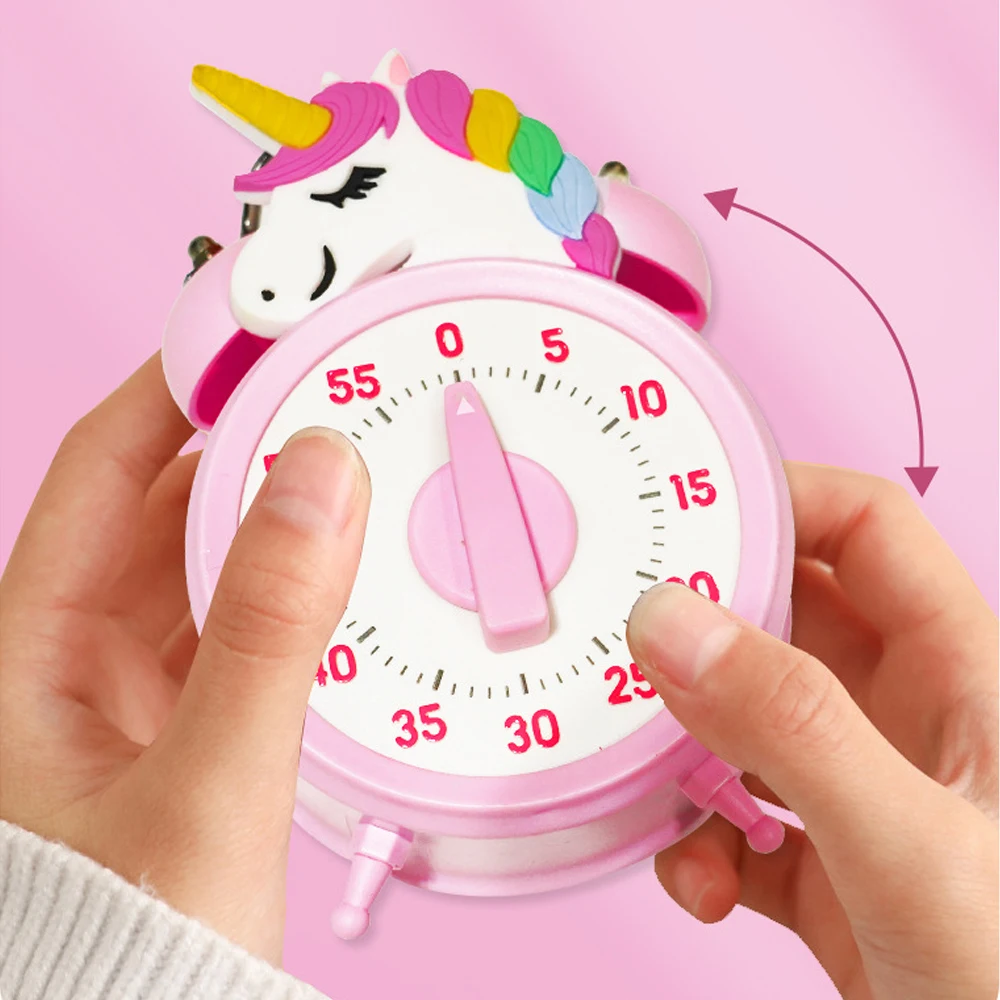 Unicorn Visual Timer For Kids Timer 60-minutes Countdown Suitable For Children Adult Frog Timer Management Tool For Teaching