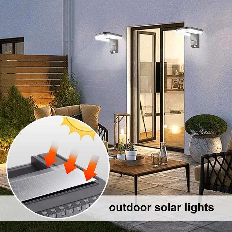 

Outdoor Solar Wall Lights Solar Outdoor Wall Lights Exterior High-Brightness Lamp With Wireless Smart Sensing For Garden Yard