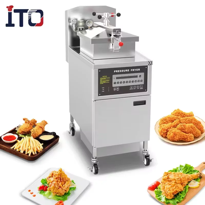 Commercial Stainless Steel Electric Chicken Standing Henny Penny Pressure Fryers view 2