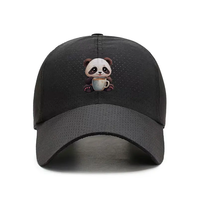 Giant Panda Quick Dry Baseball Cap Adjustable Outdoor Sports Hat