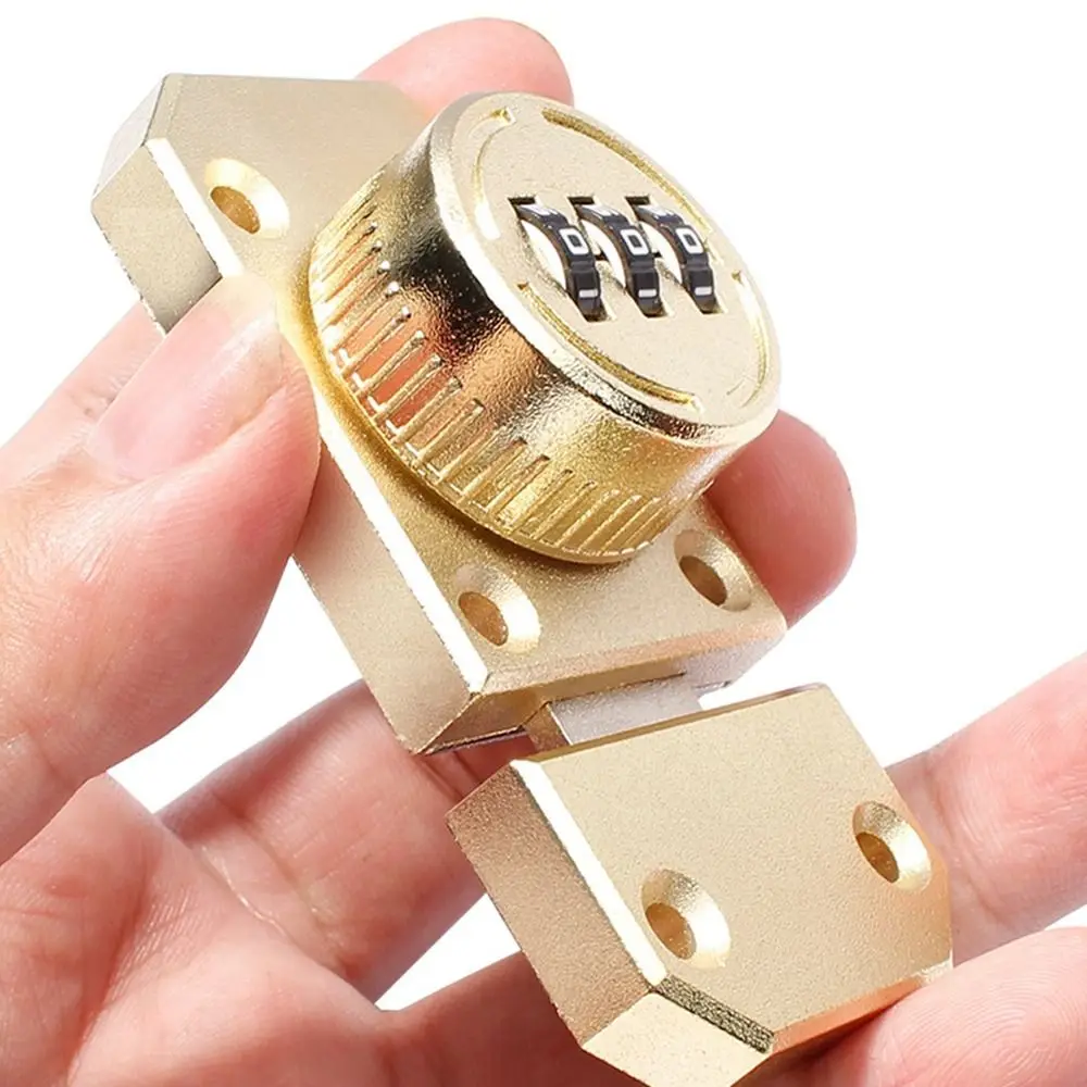 

New Zinc Alloy Cabinet Password Locks Home Security Luminous Combination Coded Lock Hardware 3 Digit Coded Coded Lock Drawer