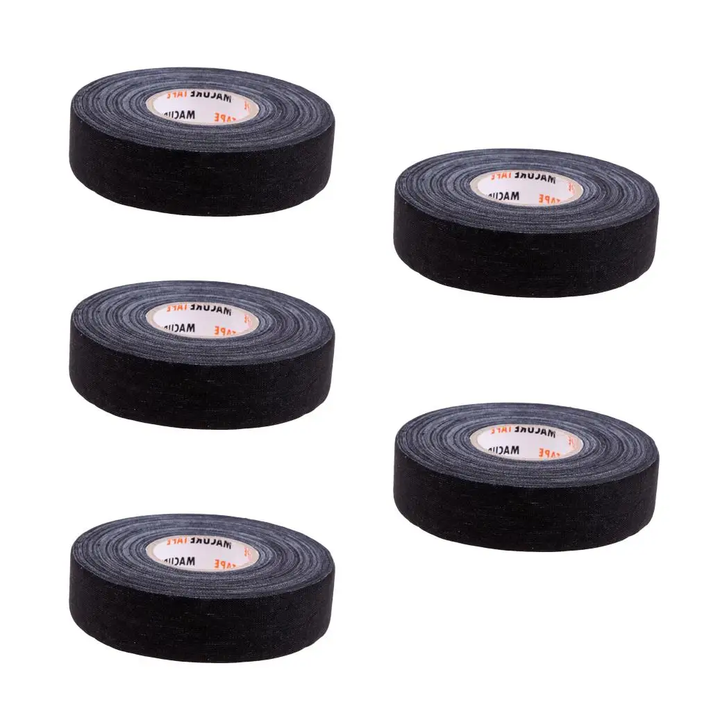 Cinta Adhesiva de Tela de Polialgodón para Palos de Hockey sobre Hielo, Accesorios de Protección para Palos de Hockey