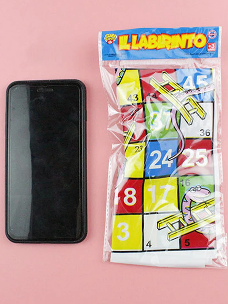 Snake Ladder Flight Chess Educational Kids Children Toys Interesting Board Game Set Portable Flying Chess Board Family Game