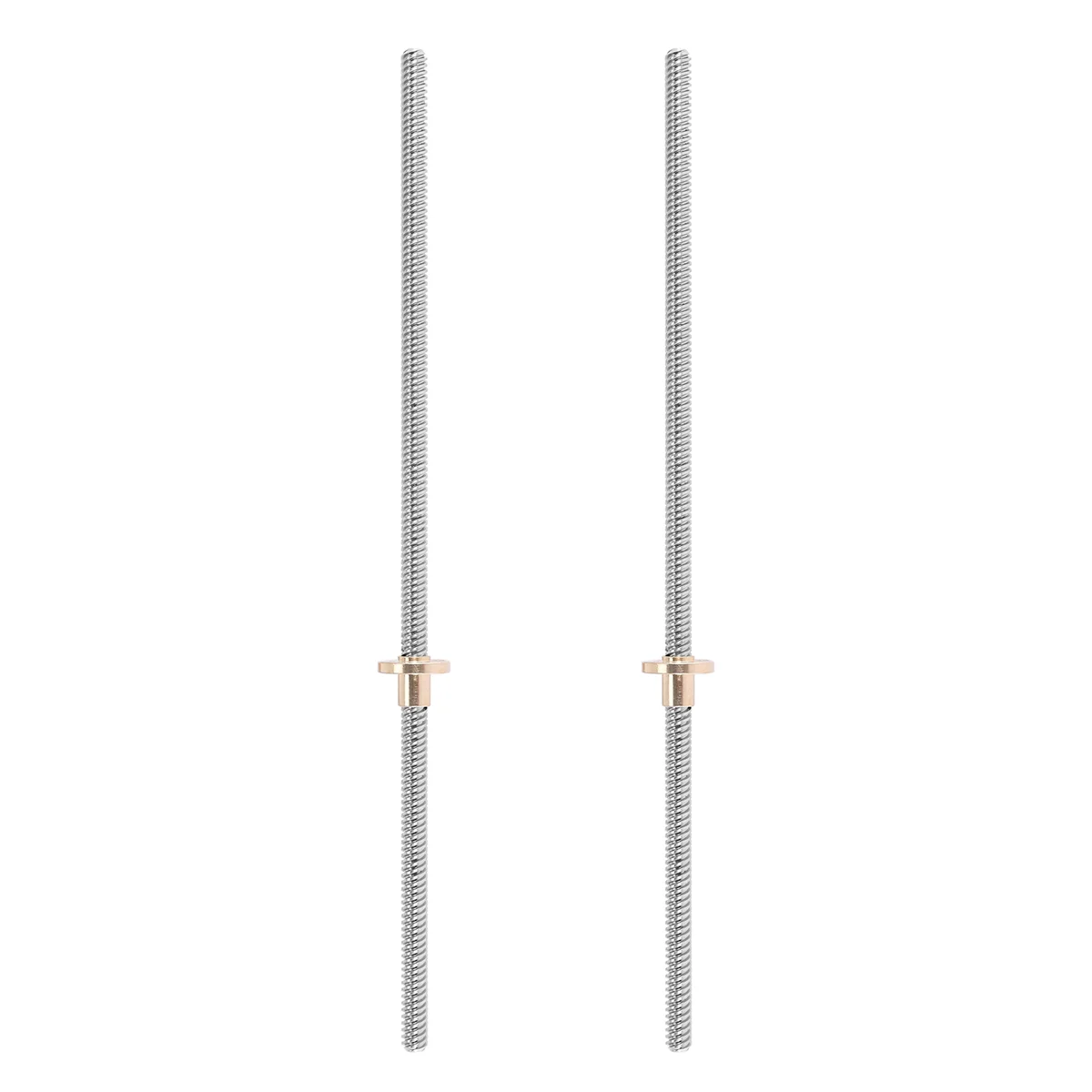 2 шт., 300 мм, 8 мм, стержень с резьбой T8, ходовой винт с гайкой T8 для 3D-принтера, ось Z (300 мм)