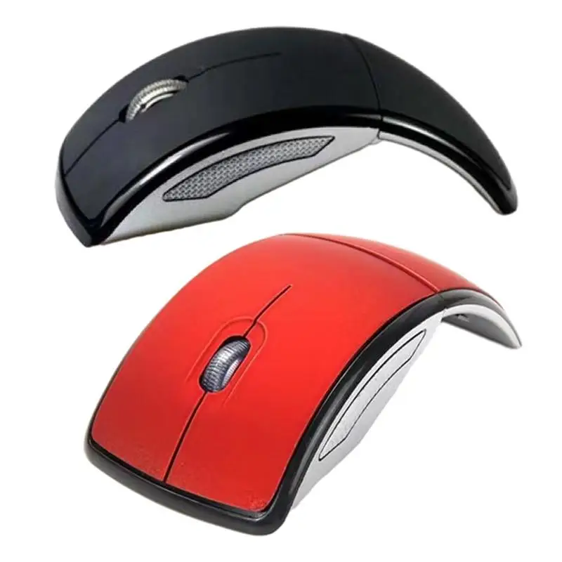 2.4GHz Wireless Mouses Offie computer mouses Foldable USB MouseMice with 1600 DPI Optical Sensor for PC Laptop Win7/8/10/XP