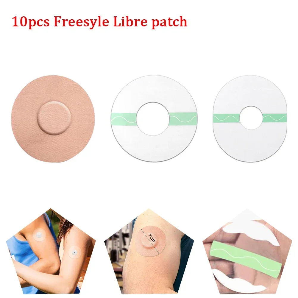 30/25/10pc Fixic Adhesive Patch Outdoor Sports Patch Portable Sensor Round Transparent LIBRE Sensor Water Proof Freestyle Patch