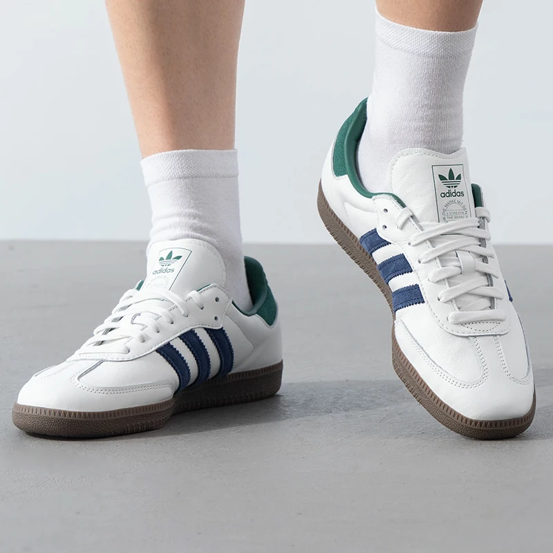 

Adidas Originals Samba Повседневная обувь унисекс Модные модные кроссовки в стиле ретро Низкие дышащие туфли с Т-образным носком Ih4882