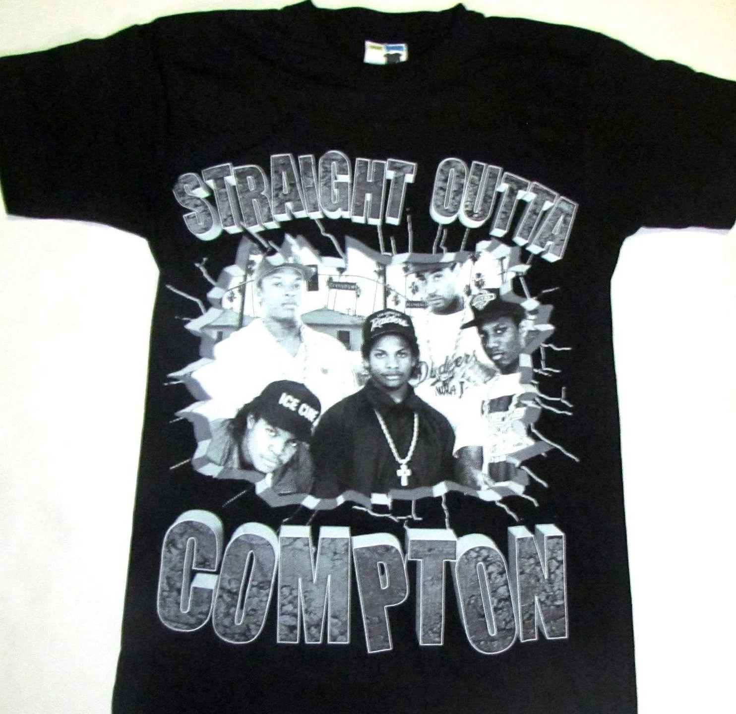 

Nwa Members Straight Out Of Compton Short Sleevetee'S 100% Cotton Cartoon Print Short Sleeve T Shirt