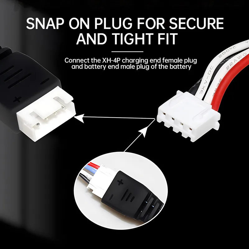 3s 11.1V ที่ชาร์จ USB 2A สำหรับรีโมทรถยนต์เรือโดรนปืนลมและของเล่น RC 11.1V สายชาร์จแบตเตอรี่ USB