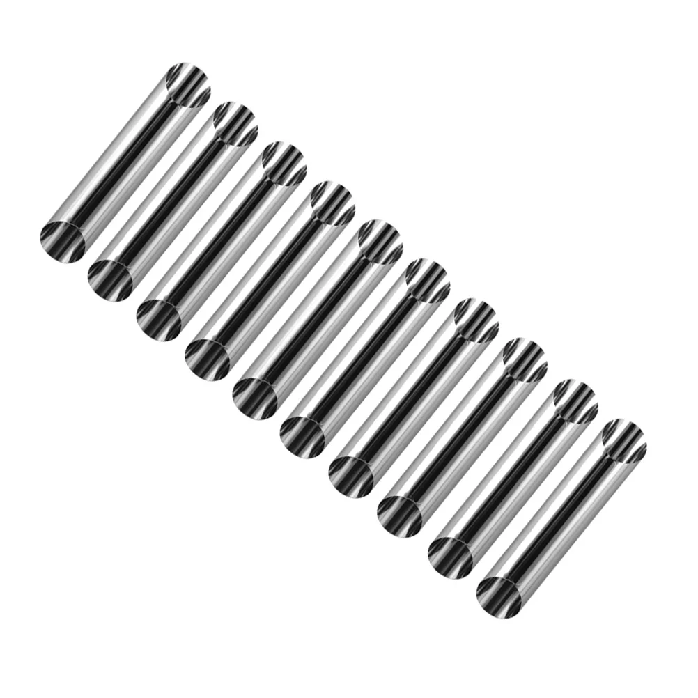 

20pcs Stainless Steel Croissant Mold Reusable Baking Tubes For Cannoli Pastry Cupcake Bread Roll Cylinder Mold Baking Tools