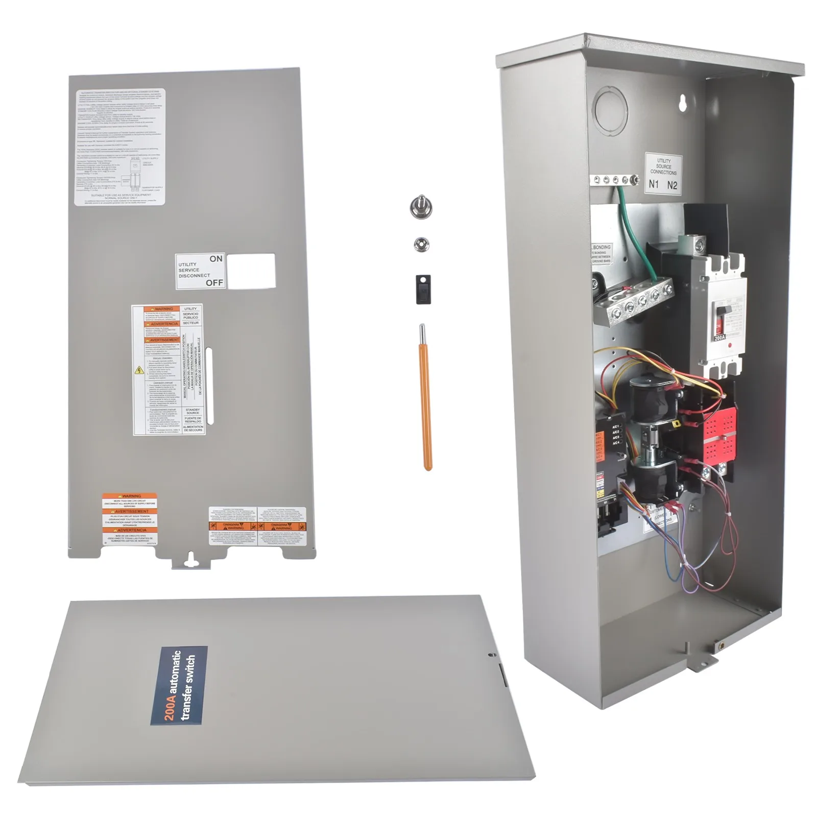 

Автоматический переключатель для генератора AP01 200 А, однофазный, для Generac RXSW200A3