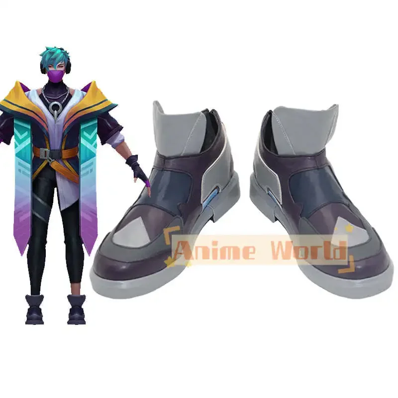 

Обувь для косплея Game Aphelios, карнавальные ботинки на Хэллоуин, индивидуальный заказ