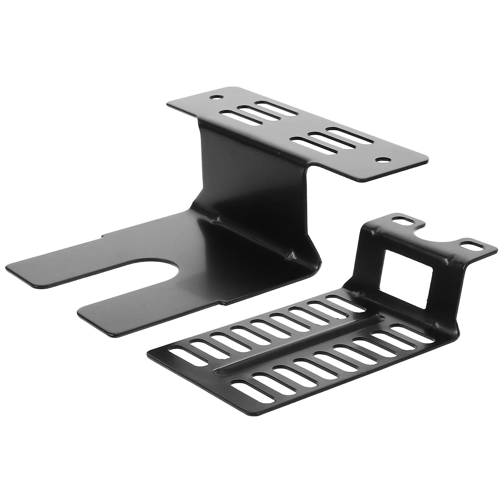 

BBQ Motor Base Mounting Bracket Grill Brackets Electric Barbecue Storage Black Parts Installation Bases