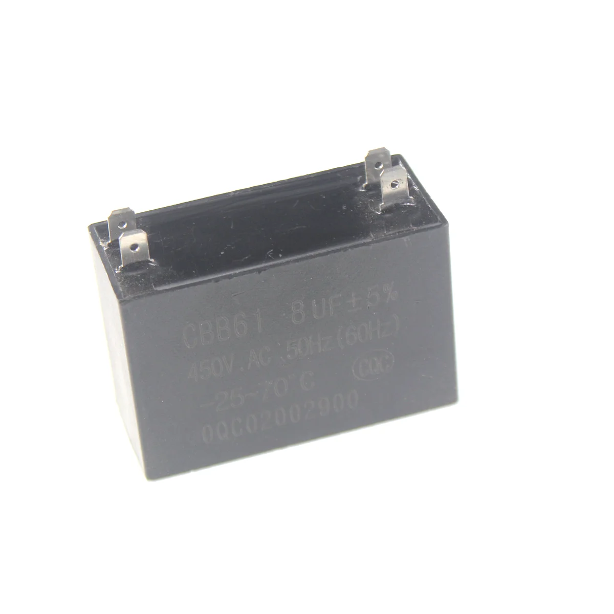 2 uds CBB61 1UF 1,5 UF 2UF 2,5 UF 3UF 3,5 UF 4 UF 4,5 UF 5 UF 6 UF 8 UF aire acondicionado ventilador externo condensador de arranque Motor Run 450V