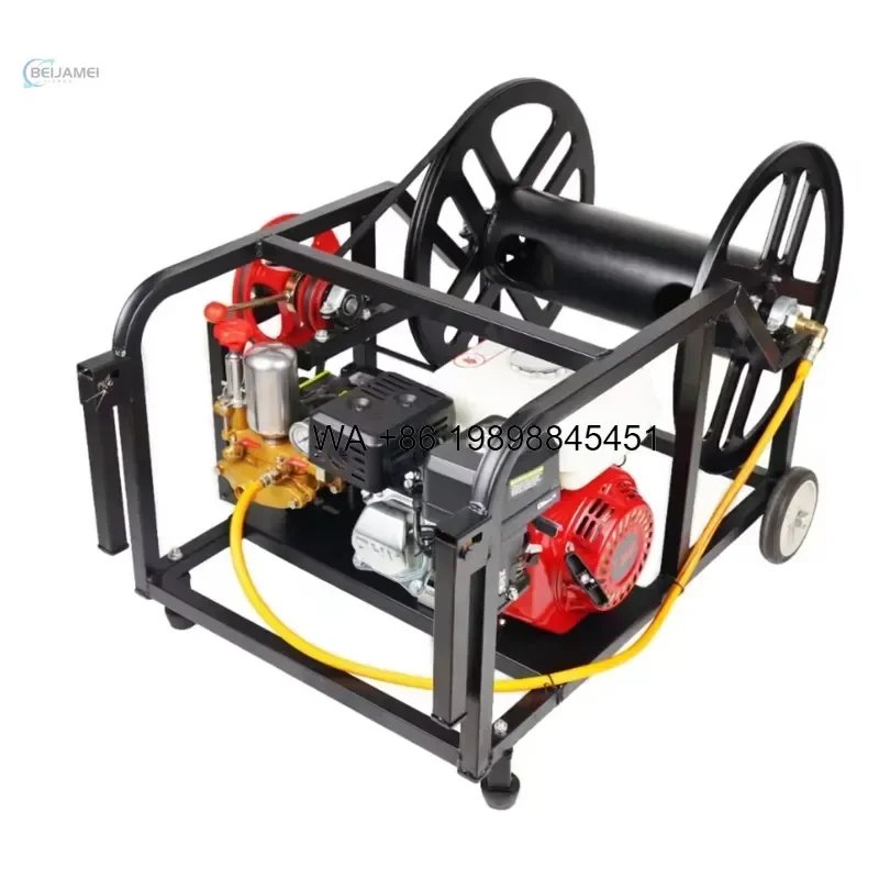 Wmwmnu High Pressure Agricultural Sprayer with Engine and Hose Reel for Effective Crop Protection