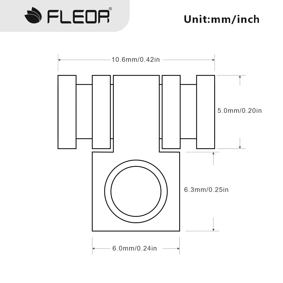 Fleor retentores de cordas de guitarra elétrica de metal, 4 peças, rolo guia de árvores, preto + cromado para peças de guitarra fd st tl