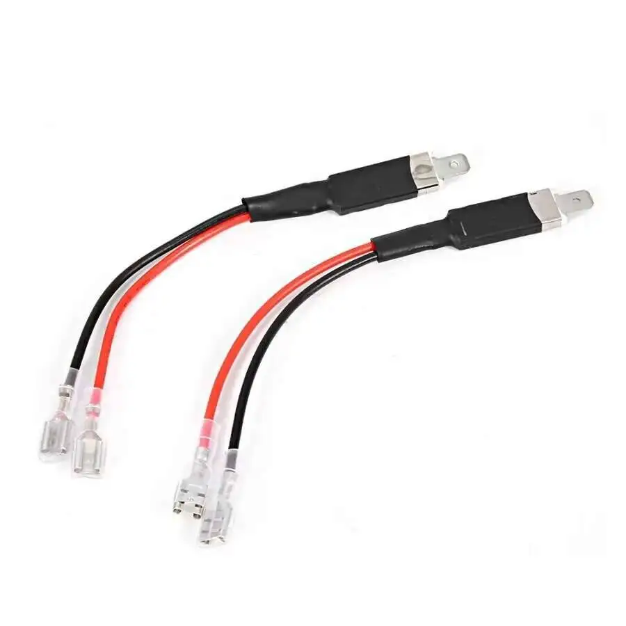 2Pcs H1 Single Conversion Converter Wiring Connector Cable Holder Adapter For LED Headlight Bulbs Car Accessories