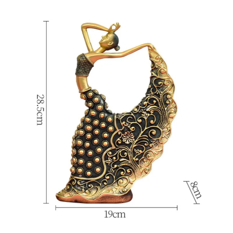 

Peacock Dancer Statue Luxury Ceramic Abstract Sculpture Art Decor Home Living Room Ornament statues for decoration