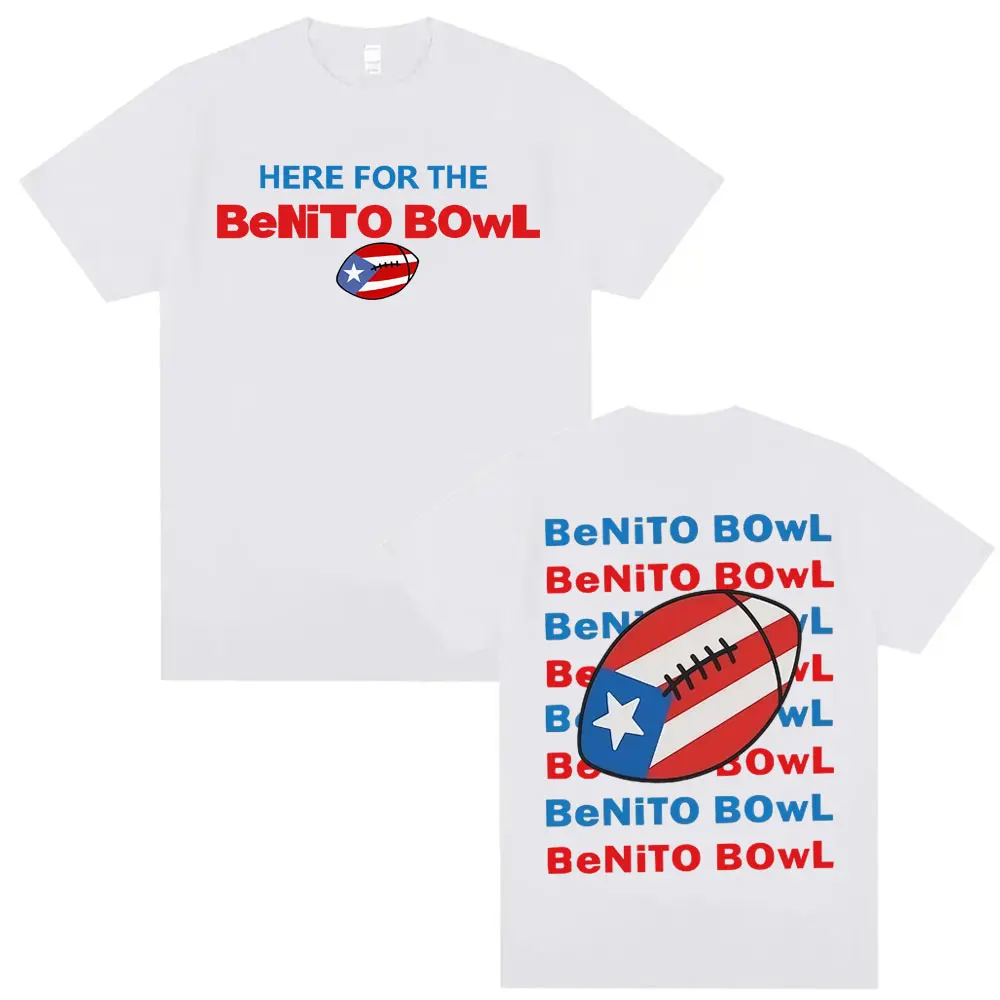 تي شيرت Benito Bowl، تي شيرت Bad Rabbit Super Bowl 2026 Tour، تي شيرت هيب هوب هاراجوكو عصري للرجال والنساء