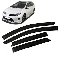 Window Visor for TOYOTA AURIS E180 2013 2014 2015 2016 2017 2018 HATCHBACK Weathershied Door Visor Wind Sun Rain Guards Side