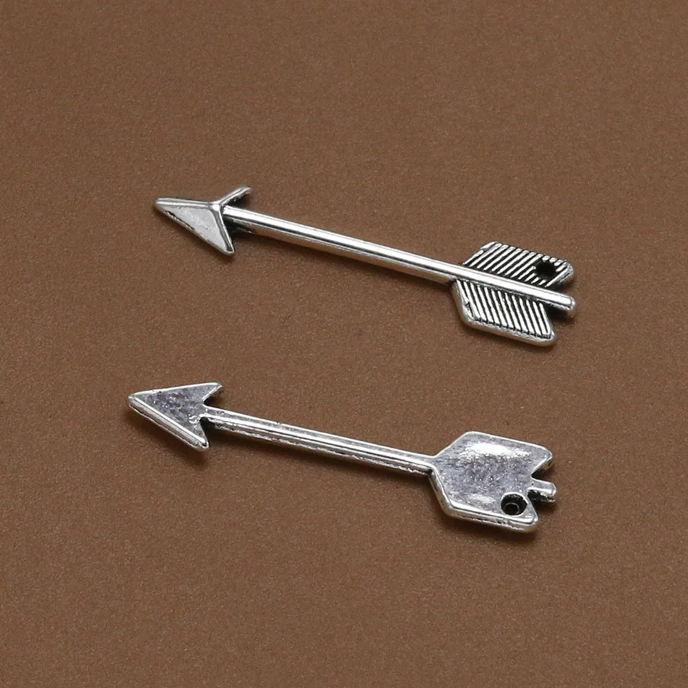 

20Pcs Zinc Alloy Arrow Pendant Charms DIY Jewelry Components for Necklace Bracelet Sweater Chain Craft Supplies