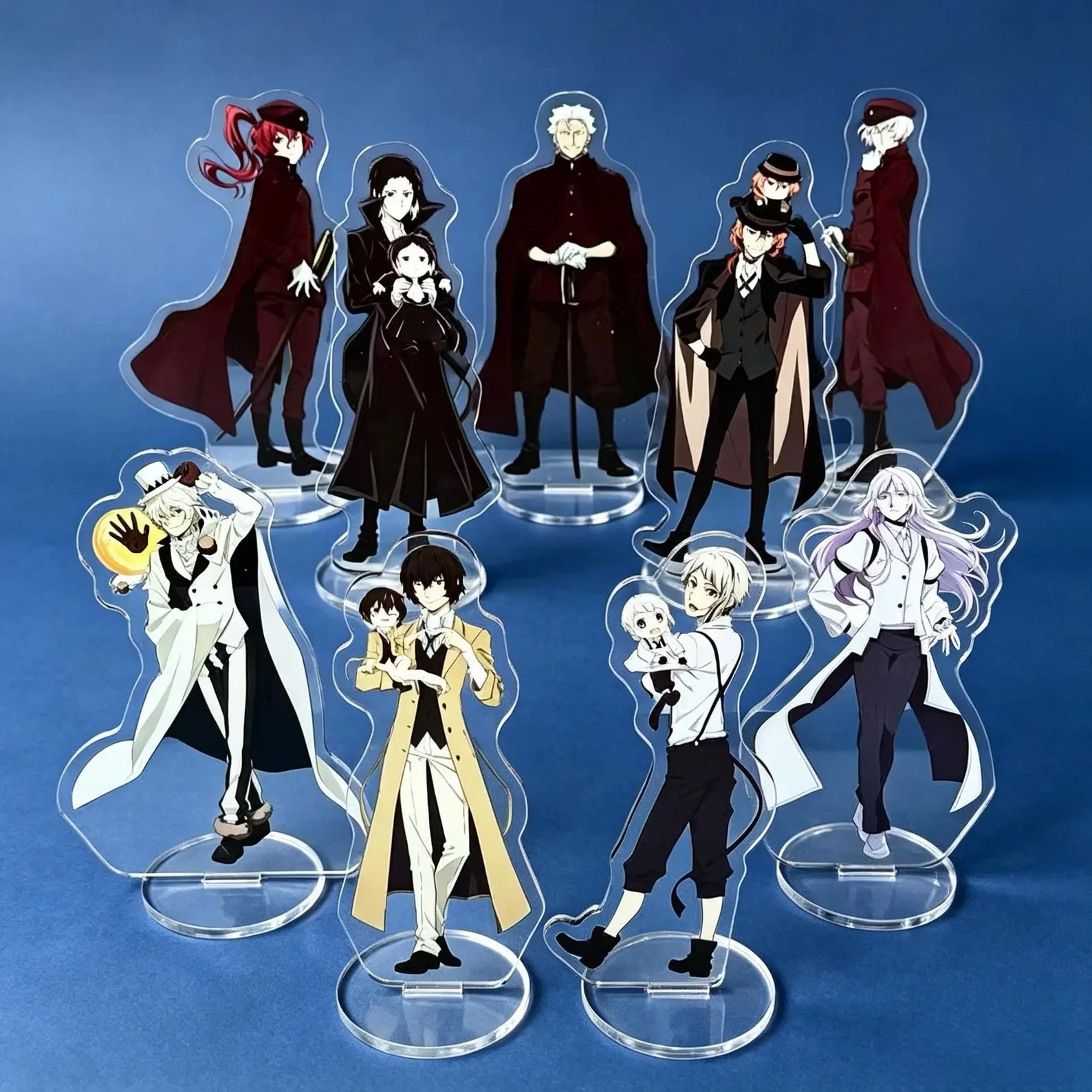 BSD Double-Sided Acrylic Standee Anime Gift Unique Birthday Present for Fans Stand