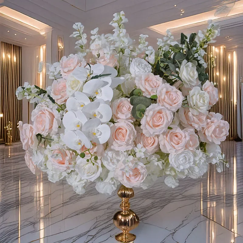 

DIA 30-80 см искусственные цветочные шары орхидеи-бабочки для украшения дома, свадебный стол, цветы для стола