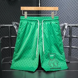 Summer Men's Printed Shorts Casual Thin Breathable and Loose Beach Pants Trendy Affordable Luxury Fashion Sports Shorts