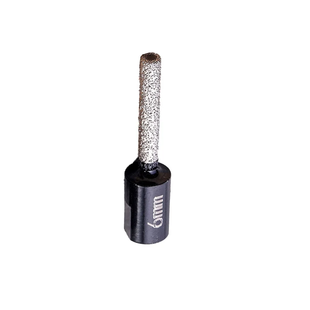 612mm Vacuum Brazed Emery Drill Bit with M10 Thread for For angle Grinder Dry Drilling Tile Glass Hard Plastic