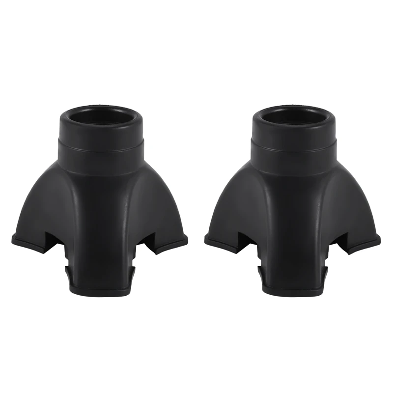 SYJZ 2X Walking Stick End Tripé CANA TIP Auto Standing Rubber NON-SLIP End Bottom