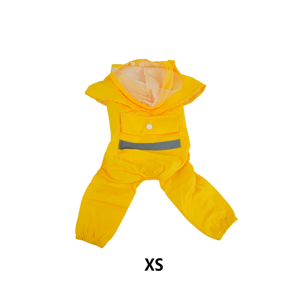 Comfy Pet Raincoat Medium Large Rain Coat Waterproof Jacket Fashionable Outdoor Puppy Clothes Summer Winter Hoodie S