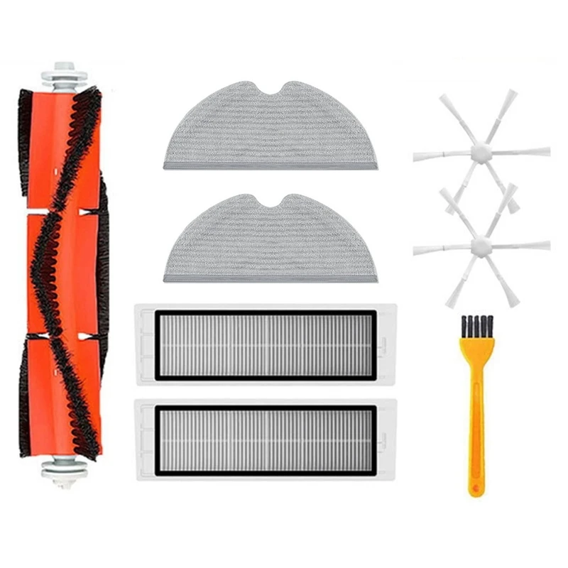For Mi Robot Mop 2 STYTJ03ZHM Filter Mop Cloth Main Side Brush