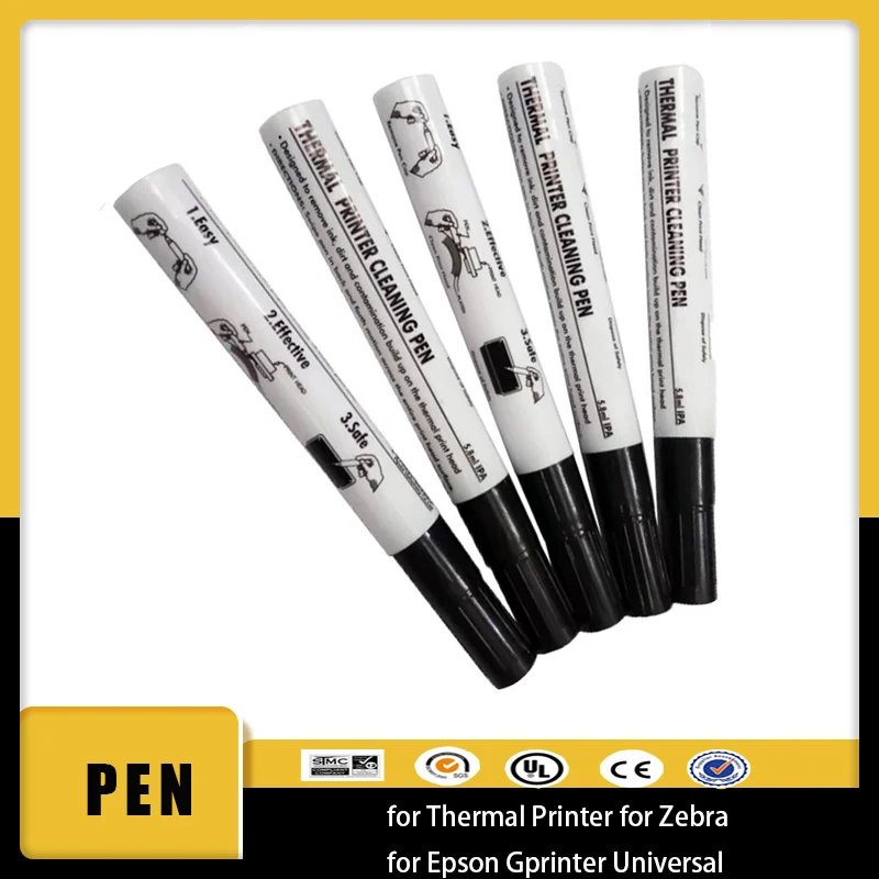 vilaxh 5pcs  Printhead print head cleaning pen Maintenance pen for Thermal Printer for Zebra for Epson Gprinter Universal