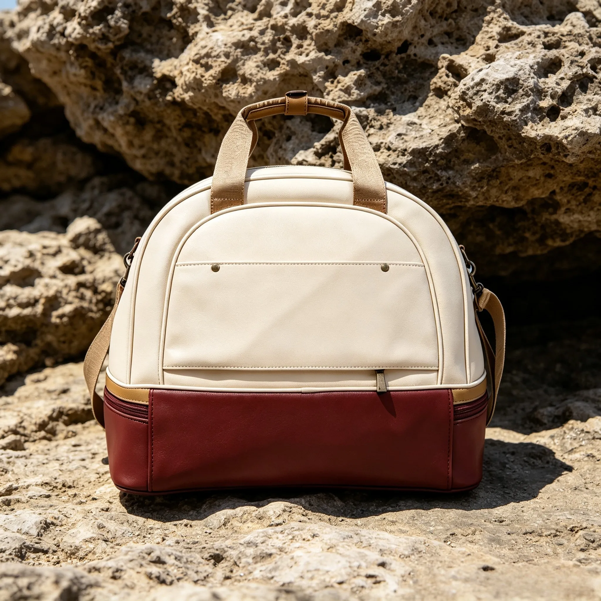 Golf Garment Hand & Crossbody Bag, Unisex Luxury Clothing Storage Bag with Separate Shoe Compartment