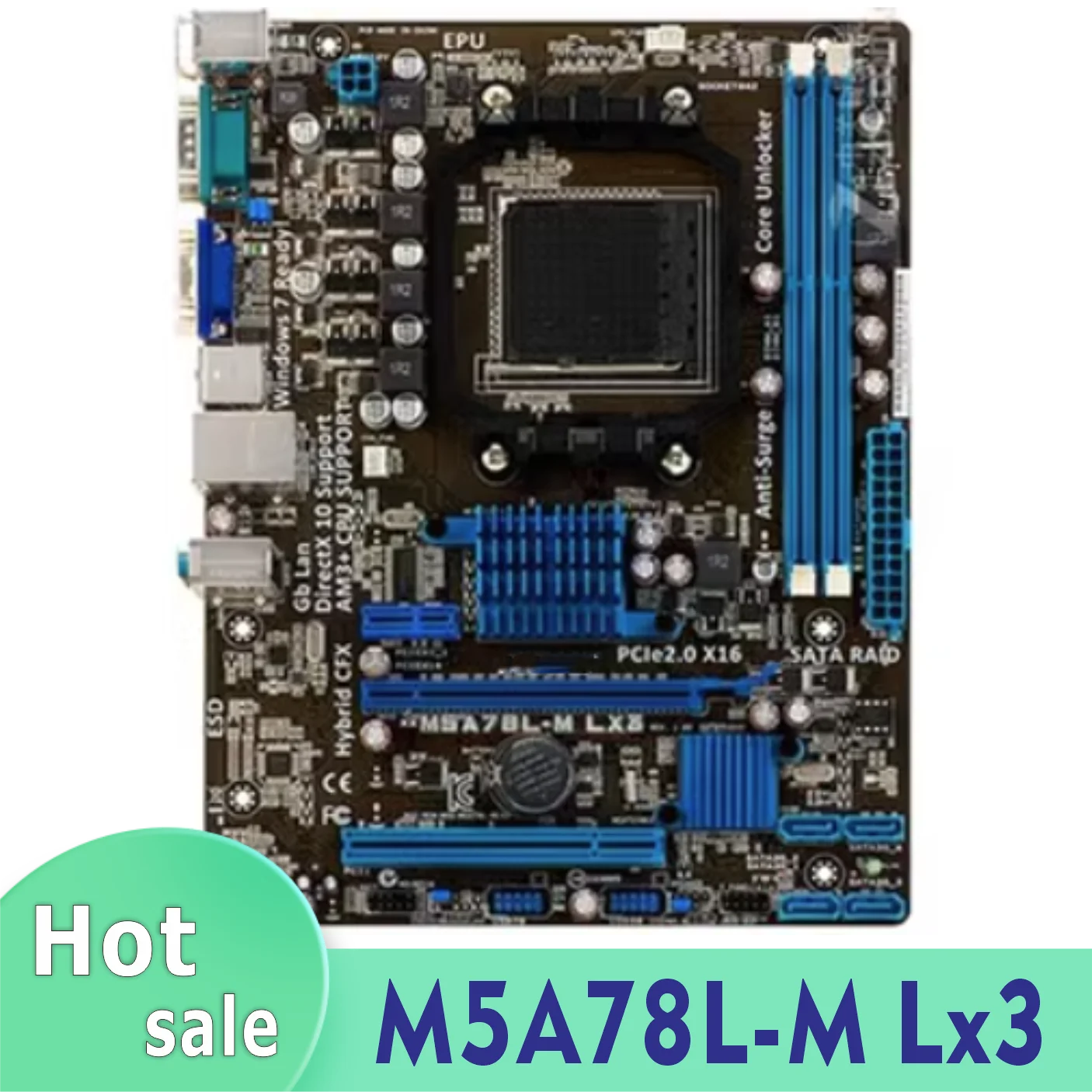 M5A78L-M-LX3 system board slot AM3+DDR3 16GB 760G/780L desktop motherboard 100% test