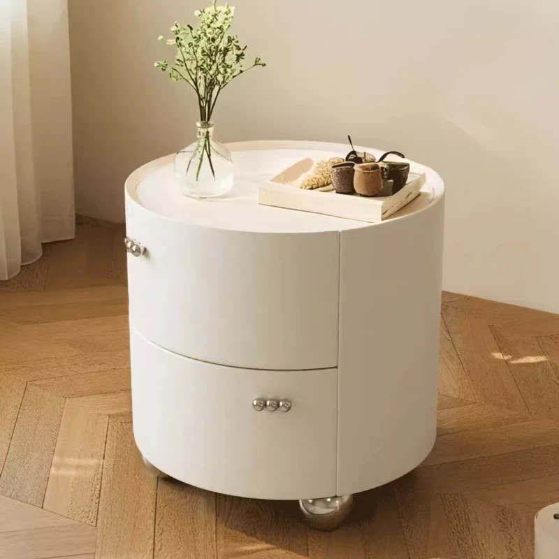 Minimalist Modern Nightstand Nordic Storage White European Bedside Table Trendy Luxury Comoda Dormitorio Bedroom Furniture