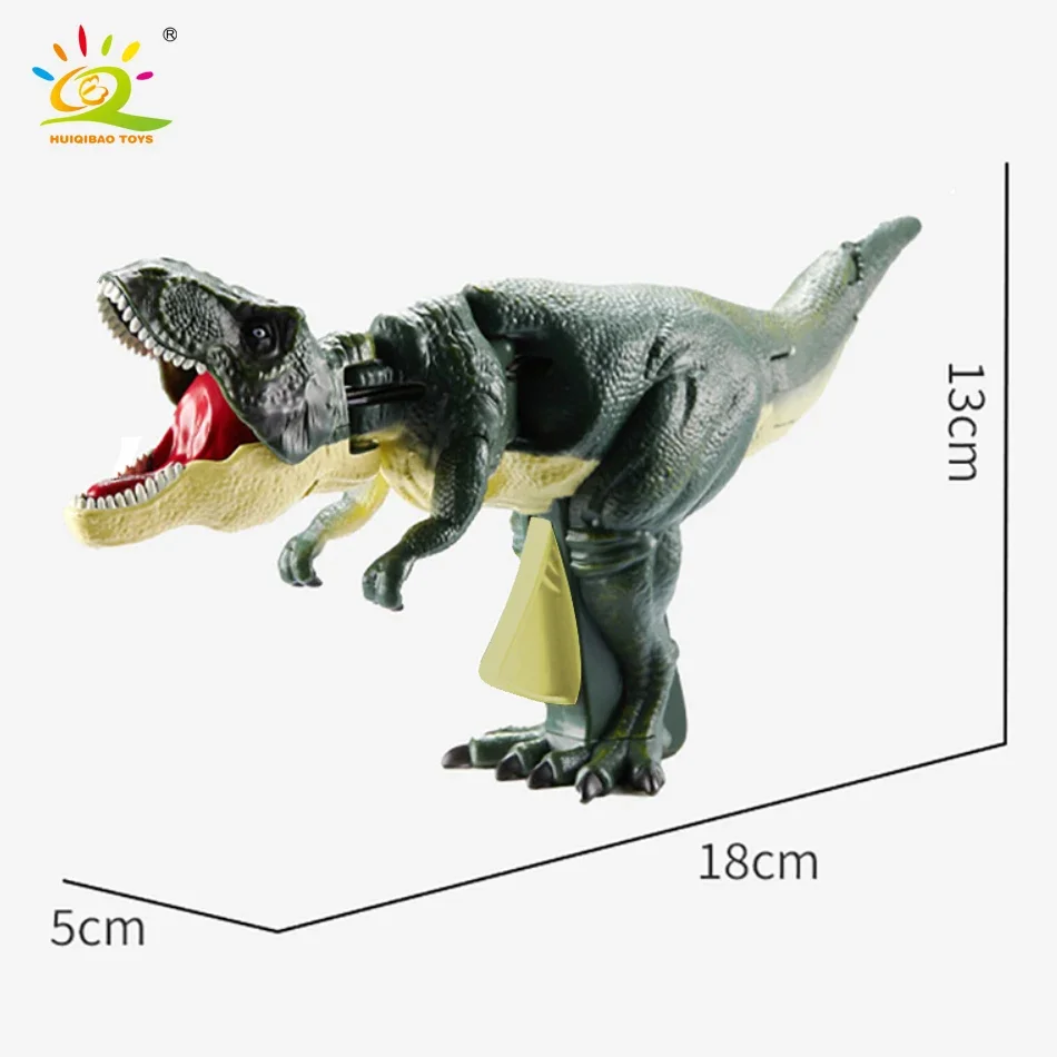 Grappige Swingende Dinosaurus Speelgoed Pers Rotatie Jurassic Dino Tyrannosaurus Rex Model Gekke Decompressie Speelgoed Voor Kinderen Cadeau