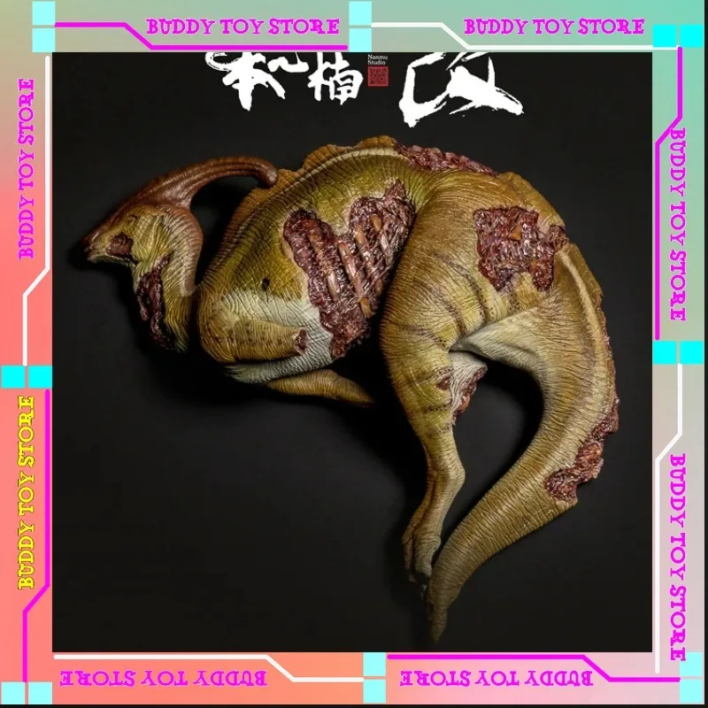 

Модель динозавра Параозуроволофа периода Юрского периода NANMU, 26 см, статичная статуэтка динозавра, модель трупа хадрозавра