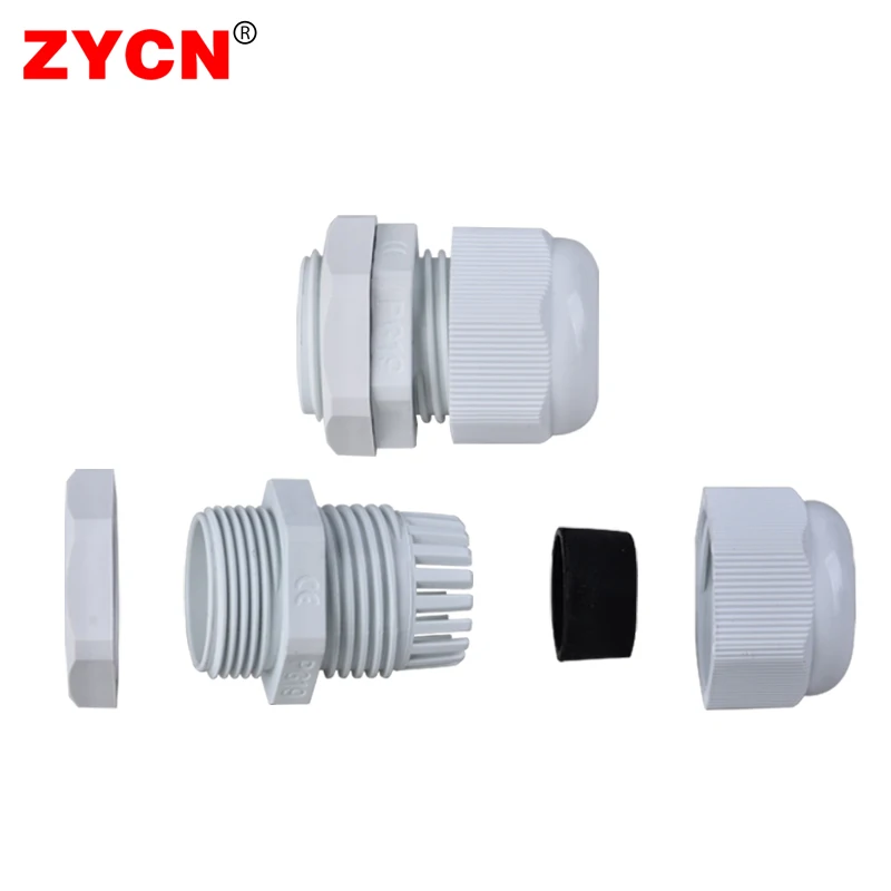 5/10pcs Waterproof Cable Gland Cable Entry IP68 PG7 for 3-6.5mm PG9 PG11 PG13.5/16/19/21 Nylon Plastic Connector Sleeve Joints