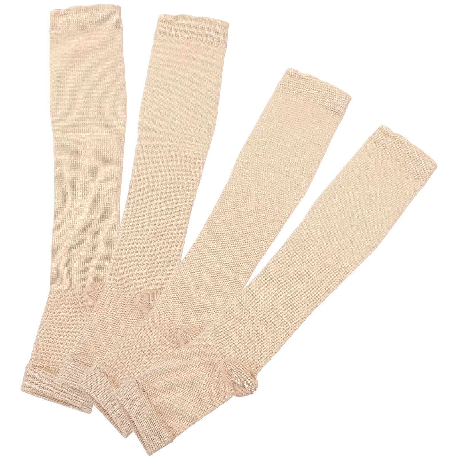 

2Pairs Jacquard Sports Calf Compression Socks Slimming Leg Sleeves Promote Circulation Relieve Fatigue Breathable Elastic Calf