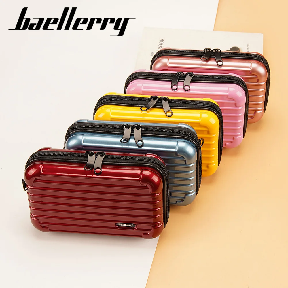 Baellerry Women Cosmetic Cases Phone Pocket Mini Portable Travel Bags Female Wallets Shoulder Bag Handbags Women\'s Makeup Box