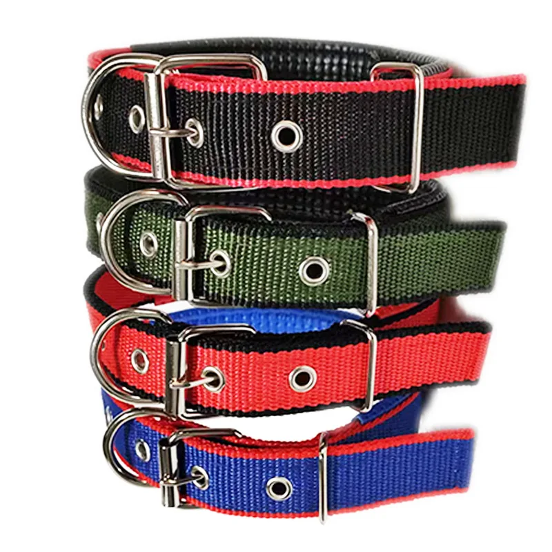 

Dog Collar, Polypropylene Pet Foam Dogs Collars, Collar Traction Pets Supplies, Soft Black, Blue And Red Puppy Leads Buckle