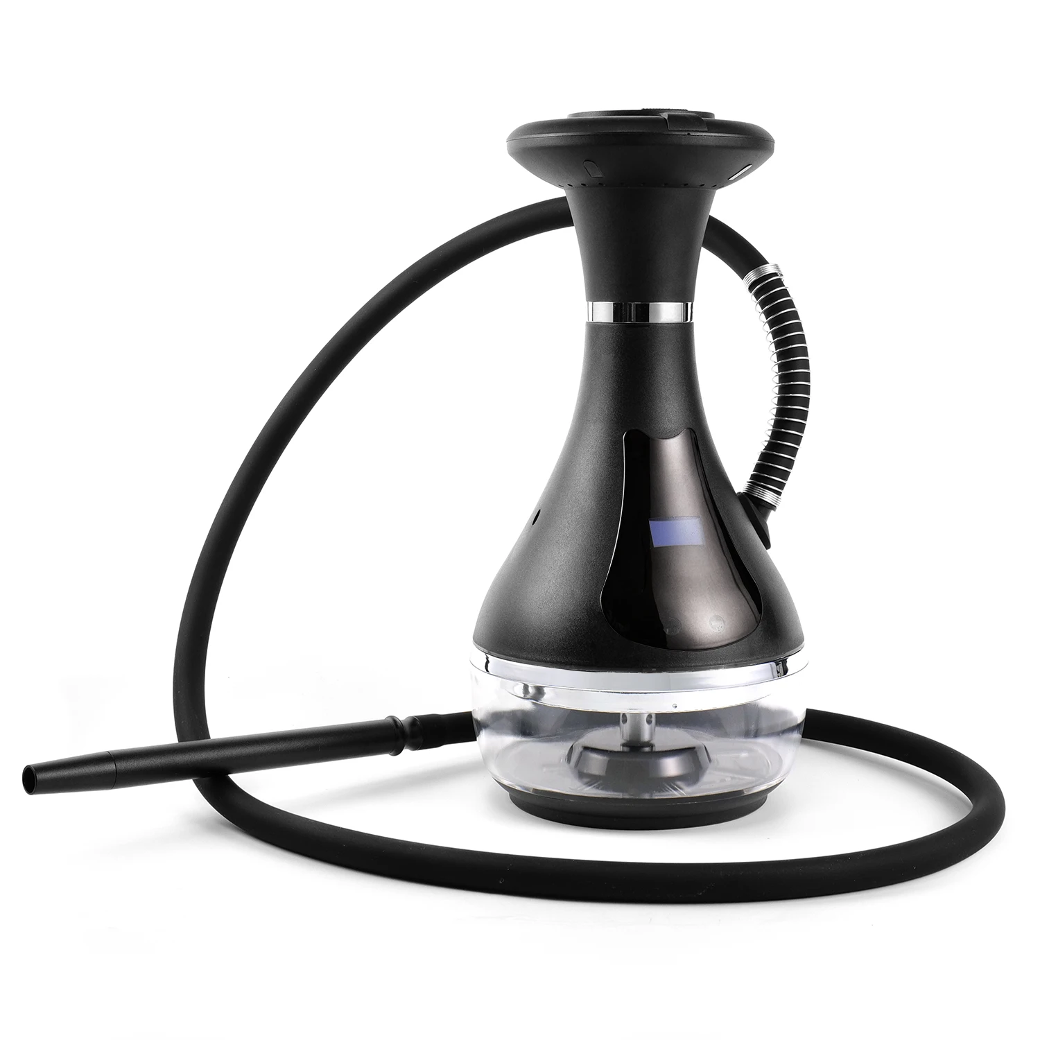 

New Upgrade Luxury Electric Hookah Smart Shisha Portable High Quality Mirror Technique Shisha Hookah With Gift Handbag