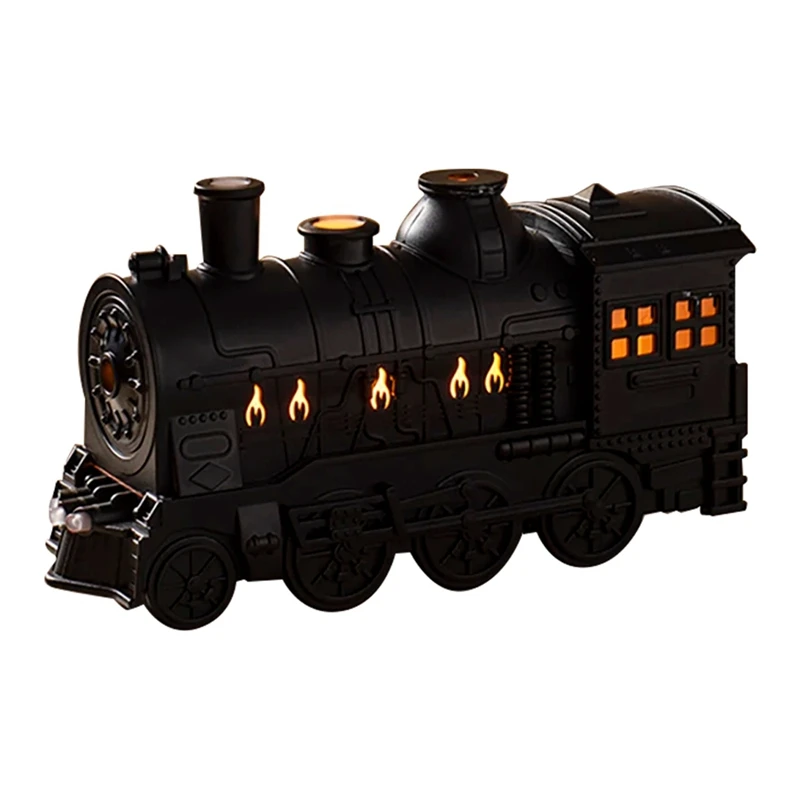 Train Aromatherapy Diffusers Air Humidifier Mist Maker Fragrance Essential Oil Retro Difusor Remote Control EU Plug