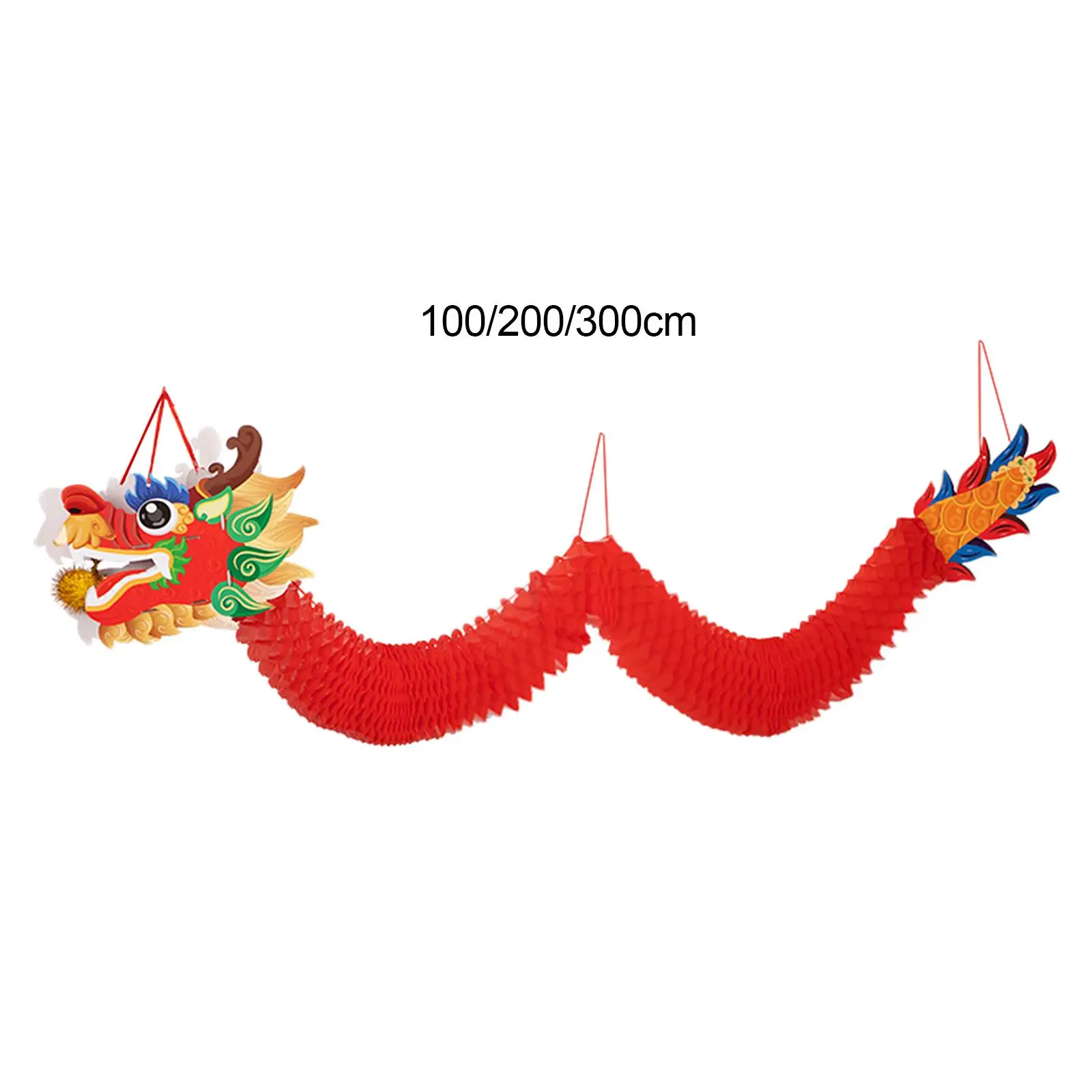 Chinese New Year Hanging Ornament Craft Mall Blessing Dragon Garland Decoration for Living Room Wall Entrance Thanksgiving Door