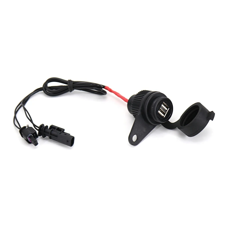 USB Double Socket Replacement For BMW R1200GS R1250GS F700GS F750GS F800GS F850GS ADV Motorcycle Accessories With Lossless Line