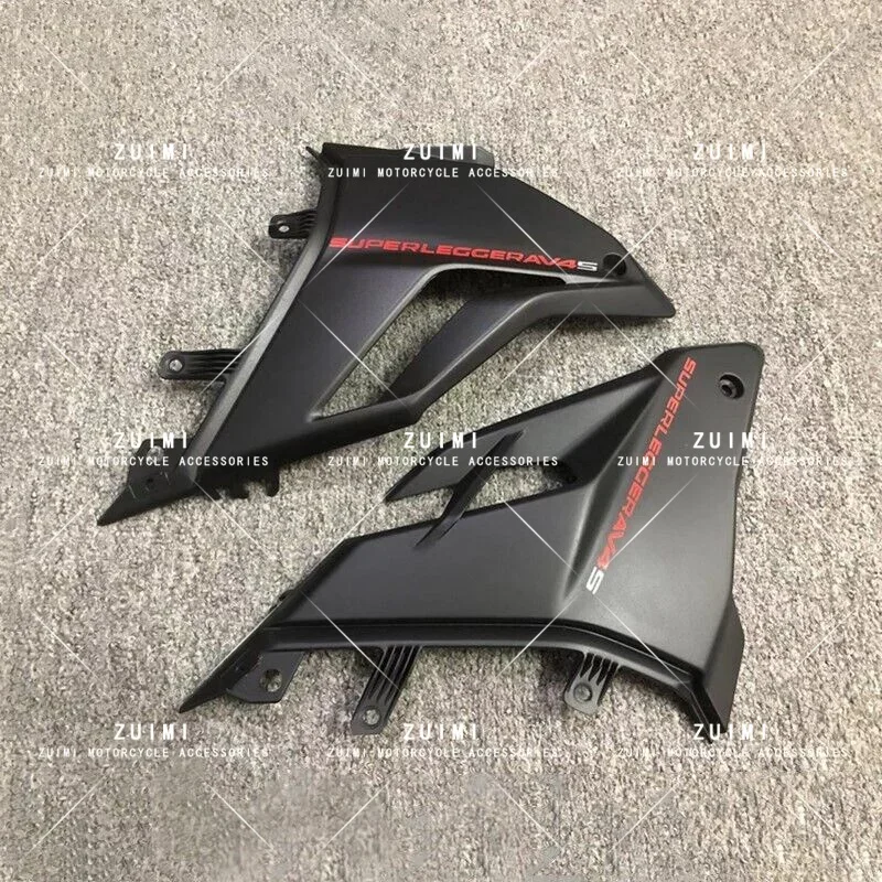 Lower Bottom Oil Belly Pan Cover Fairing Cowl For DUCATI Streetfighter V4 2018 2019 2021 2022 2023 Pot Belly Exhaust Side Guard